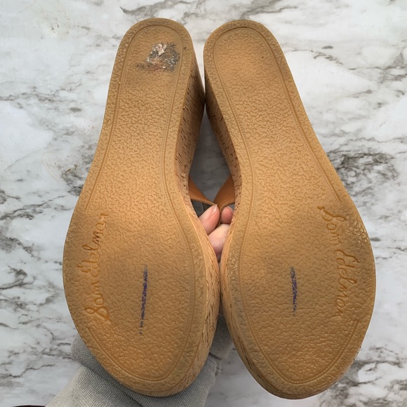 *SOLD* Sam Edelman US 7.5M Romy Brown Wedge Sandal - Picture 6 of 7